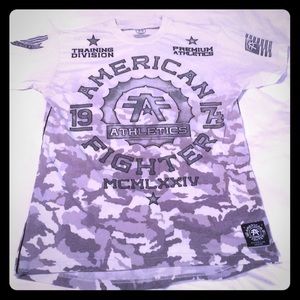 American fighter tee camo
